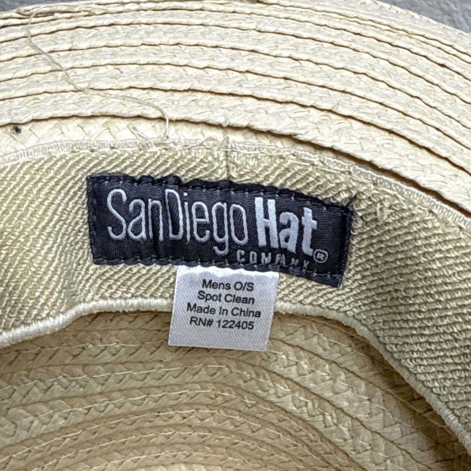San Diego Hat Company Fedora One Size Brown Nwt New Straw Sun Upf 50+ — image 8 of 8